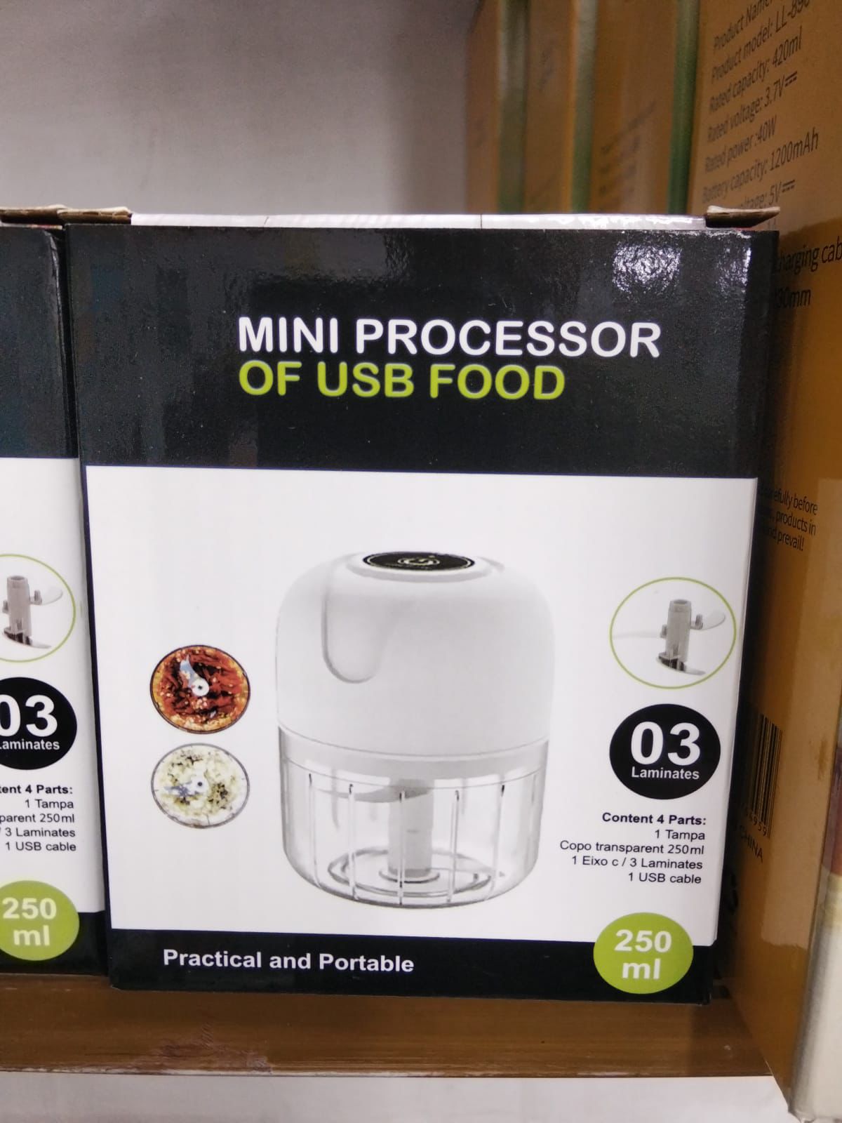 Mini USB Food Processor 250ml