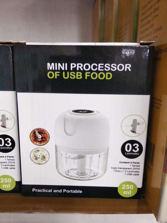 Mini USB Food Processor 250ml