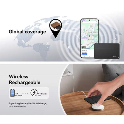 MiLi Anti-Lost Smart Card Tracker – Works with Apple Find My & Android Find Hub